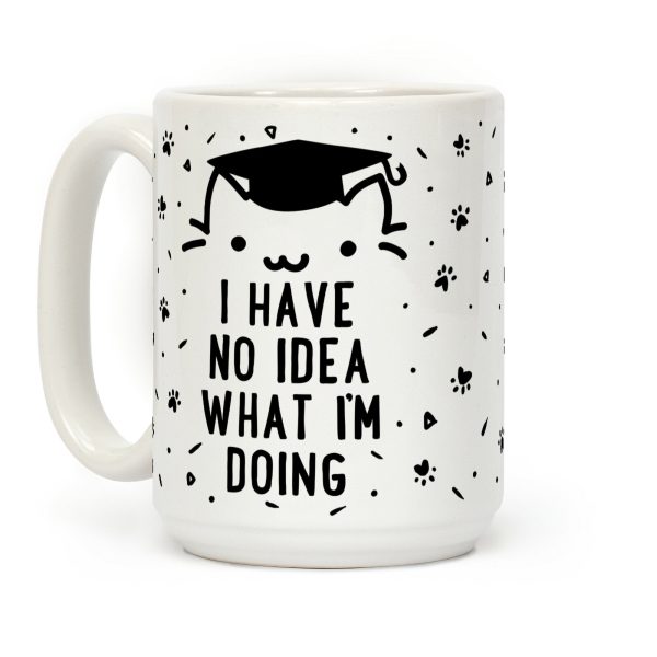 Graduation Cat Coffee Mug Graduation Cat Coffee Mug