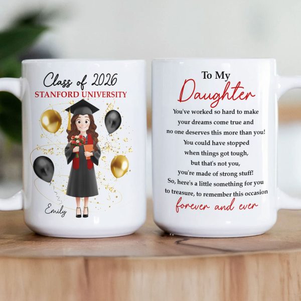 Graduation Gift A Little Something For You To Treasure - Personalized Mug Graduation Gift A Little Something For You To Treasure - Personalized Mug