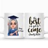 Graduation mug, Custom Chibi Art, Personal Mug, HN590