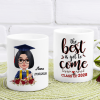Graduation mug, Custom Chibi Art, Personal Mug, HN590