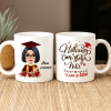 Graduation mug, Custom Chibi Art, Personal Mug, HN590