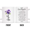 Granddaughter Gift From Heaven With Violet Design - Personalized Custom Coffee Mug - GDT061_MG Granddaughter Gift From Heaven With Violet Design - Personalized Custom Coffee Mug - GDT061_MG