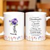 Granddaughter You Are My Shining Star Love Message With Pansy Flowers - Personalized Custom Coffee Mug - GDT187_MG Granddaughter You Are My Shining Star Love Message With Pansy Flowers - Personalized Custom Coffee Mug - GDT187_MG