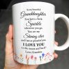 Granddaughter You Are My Shining Star Love Message With Pansy Flowers - Personalized Custom Coffee Mug - GDT187_MG Granddaughter You Are My Shining Star Love Message With Pansy Flowers - Personalized Custom Coffee Mug - GDT187_MG
