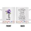 Granddaughter You Are My Shining Star Love Message With Pansy Flowers - Personalized Custom Coffee Mug - GDT187_MG Granddaughter You Are My Shining Star Love Message With Pansy Flowers - Personalized Custom Coffee Mug - GDT187_MG