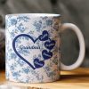 Grandma - Floral Version - Personalized Mug Grandma - Floral Version - Personalized Mug