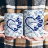 Grandma - Floral Version - Personalized Mug Grandma - Floral Version - Personalized Mug