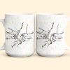 Grandma Grandkids Hand In Hand Xmas Mug Holiday Gift For Mama Nana - Personalized Mug Grandma Grandkids Hand In Hand Xmas Mug Holiday Gift For Mama Nana - Personalized Mug