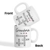 Grandma Mom Est. Crossword Puzzle Art Personalized Mug