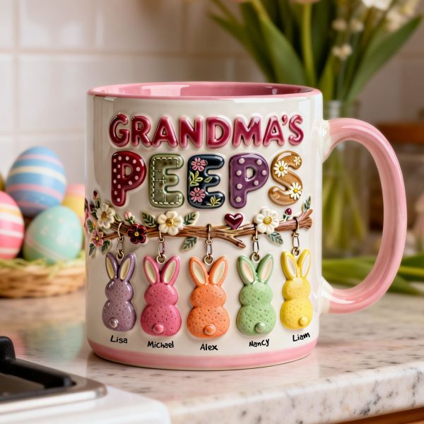 Grandma Peep Easter Accent Mug - Personalized Gifts For Grandma 01nati300126 Grandma Peep Easter Accent Mug - Personalized Gifts For Grandma 01nati300126