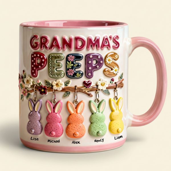 Grandma Peep Easter Accent Mug - Personalized Gifts For Grandma 01nati300126 Grandma Peep Easter Accent Mug - Personalized Gifts For Grandma 01nati300126