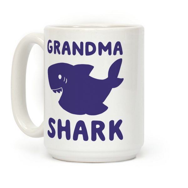 Grandma Shark Coffee Mug Grandma Shark Coffee Mug