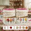 Grandma's Garden Coffee Accent Mug - Personalized Gifts For Grandma 03NAMG271225