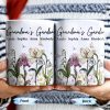 Grandma's Garden, Flowers and Butterflies - Personalized Custom Coffee Mug - GRM072_MG Grandma's Garden, Flowers and Butterflies - Personalized Custom Coffee Mug - GRM072_MG