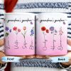 Grandma's Garden Personalized Colorful Flowers Mug - Personalized Custom Coffee Mug - GRM036_MG Grandma's Garden Personalized Colorful Flowers Mug - Personalized Custom Coffee Mug - GRM036_MG