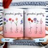 Grandma's Garden Personalized Colorful Flowers Mug - Personalized Custom Coffee Mug - GRM036_MG Grandma's Garden Personalized Colorful Flowers Mug - Personalized Custom Coffee Mug - GRM036_MG