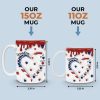 Grandma's Heart Brims With Boundless Love - Family Personalized Custom 3D Inflated Effect Printed Mug - Gift For Mom, Grandma Grandma's Heart Brims With Boundless Love - Family Personalized Custom 3D Inflated Effect Printed Mug - Gift For Mom, Grandma
