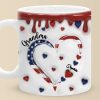 Grandma's Heart Brims With Boundless Love - Family Personalized Custom 3D Inflated Effect Printed Mug - Gift For Mom, Grandma Grandma's Heart Brims With Boundless Love - Family Personalized Custom 3D Inflated Effect Printed Mug - Gift For Mom, Grandma