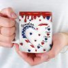 Grandma's Heart Brims With Boundless Love - Family Personalized Custom 3D Inflated Effect Printed Mug - Gift For Mom, Grandma Grandma's Heart Brims With Boundless Love - Family Personalized Custom 3D Inflated Effect Printed Mug - Gift For Mom, Grandma