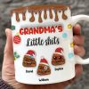 Grandma's Little Shit Personalized 3D Inflated Effect Mug Funny Christmas Gift CH07 896334 Grandma's Little Shit Personalized 3D Inflated Effect Mug Funny Christmas Gift CH07 896334