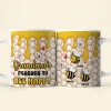 Grandma's Reasons To Bee Happy, Personalized Mug, Gifts For Grandma Grandma's Reasons To Bee Happy, Personalized Mug, Gifts For Grandma
