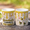 Grandma's Reasons To Bee Happy, Personalized Mug, Gifts For Grandma Grandma's Reasons To Bee Happy, Personalized Mug, Gifts For Grandma