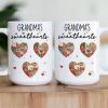 Grandma's Sweethearts Patchwork Print - Personalized Mug Grandma's Sweethearts Patchwork Print - Personalized Mug