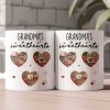 Grandma's Sweethearts Patchwork Print - Personalized Mug Grandma's Sweethearts Patchwork Print - Personalized Mug