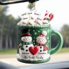 Grandpa & Grandma Smith Family Holiday Mug - Personalized Custom Acrylic Ornament, Christmas Gift - FAM529_ACO Grandpa & Grandma Smith Family Holiday Mug - Personalized Custom Acrylic Ornament, Christmas Gift - FAM529_ACO