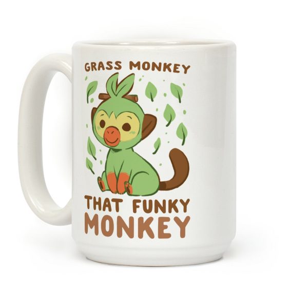 Grass Monkey, That Funky Monkey - Grookey Coffee Mug Grass Monkey, That Funky Monkey - Grookey Coffee Mug