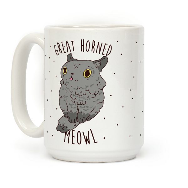 Great Horned Meowl Coffee Mug Great Horned Meowl Coffee Mug