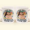 Great Job, Mom Thank You! - Personalized Photo Mug Great Job, Mom Thank You! - Personalized Photo Mug