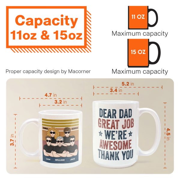 Great Job We Are Awesome - Personalized Mug - Father's Day Gift For Father, Dad, Papa Great Job We Are Awesome - Personalized Mug - Father's Day Gift For Father, Dad, Papa