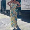 Green Floral Cami Midi Dress Green Floral Cami Midi Dress