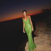 Green Sequin Backless Maxi Dress Green Sequin Backless Maxi Dress