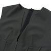 Grey Deep V-neck Sleeveless Pleated Mini Dress Grey Deep V-neck Sleeveless Pleated Mini Dress