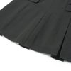 Grey Deep V-neck Sleeveless Pleated Mini Dress Grey Deep V-neck Sleeveless Pleated Mini Dress