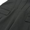Grey Deep V-neck Sleeveless Pleated Mini Dress Grey Deep V-neck Sleeveless Pleated Mini Dress