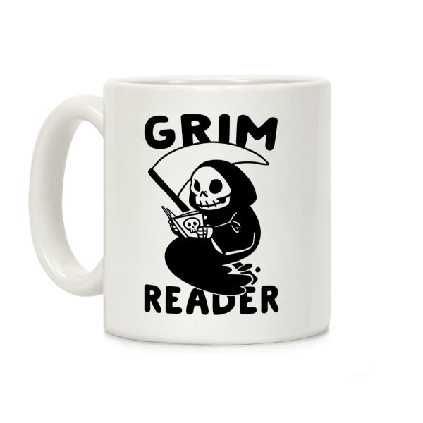 Grim Reader Coffee Mug Grim Reader Coffee Mug
