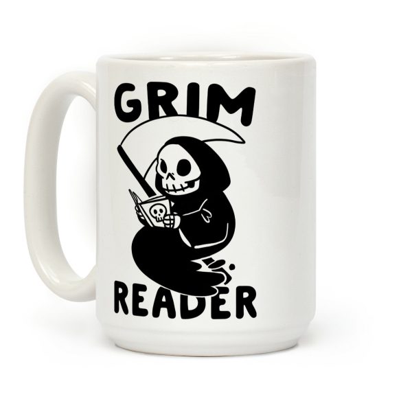 Grim Reader Coffee Mug Grim Reader Coffee Mug
