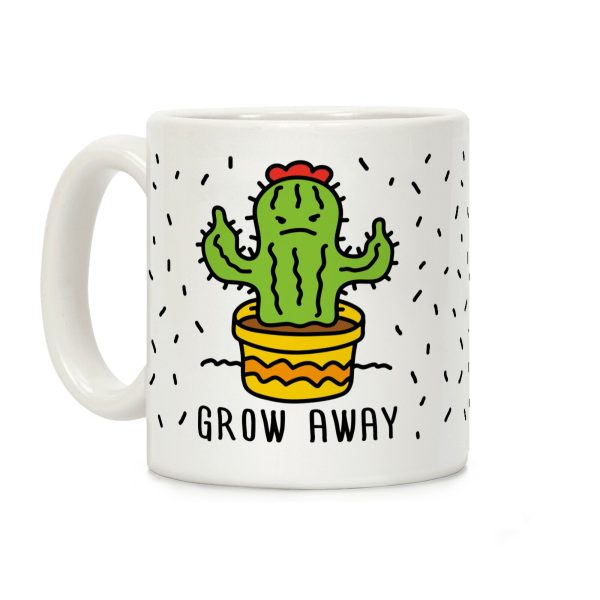 Grow Away Cactus Coffee Mug Grow Away Cactus Coffee Mug