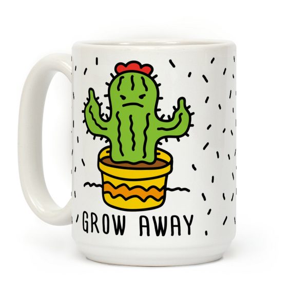 Grow Away Cactus Coffee Mug Grow Away Cactus Coffee Mug