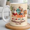 Growing Old Together, Elderly Couple Design - Personalized Custom Coffee Mug - CPL1269_MG Growing Old Together, Elderly Couple Design - Personalized Custom Coffee Mug - CPL1269_MG