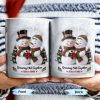 Growing Old Together Snowmen Christmas Design - Personalized Custom Coffee Mug - CPL997_MG Growing Old Together Snowmen Christmas Design - Personalized Custom Coffee Mug - CPL997_MG