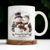 Growing Old Together Snowmen Christmas Design - Personalized Custom Coffee Mug - CPL997_MG Growing Old Together Snowmen Christmas Design - Personalized Custom Coffee Mug - CPL997_MG