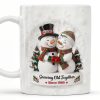 Growing Old Together Snowmen Christmas Design - Personalized Custom Coffee Mug - CPL997_MG Growing Old Together Snowmen Christmas Design - Personalized Custom Coffee Mug - CPL997_MG