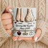 Growing Old Together With Hearts And Symbols - Personalized Custom Coffee Mug - CPL1317_MG Growing Old Together With Hearts And Symbols - Personalized Custom Coffee Mug - CPL1317_MG