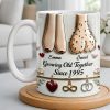 Growing Old Together With Hearts And Symbols - Personalized Custom Coffee Mug - CPL1317_MG Growing Old Together With Hearts And Symbols - Personalized Custom Coffee Mug - CPL1317_MG