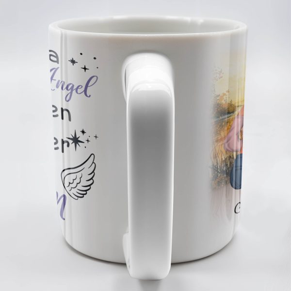 Guardian Angel In Heaven Called Mom - Personalized Custom Coffee Mug - HME238_MG Guardian Angel In Heaven Called Mom - Personalized Custom Coffee Mug - HME238_MG