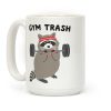 Gym Trash Raccoon Coffee Mug Gym Trash Raccoon Coffee Mug